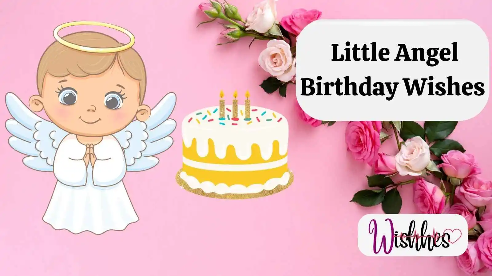 Little Angel Birthday Wishes