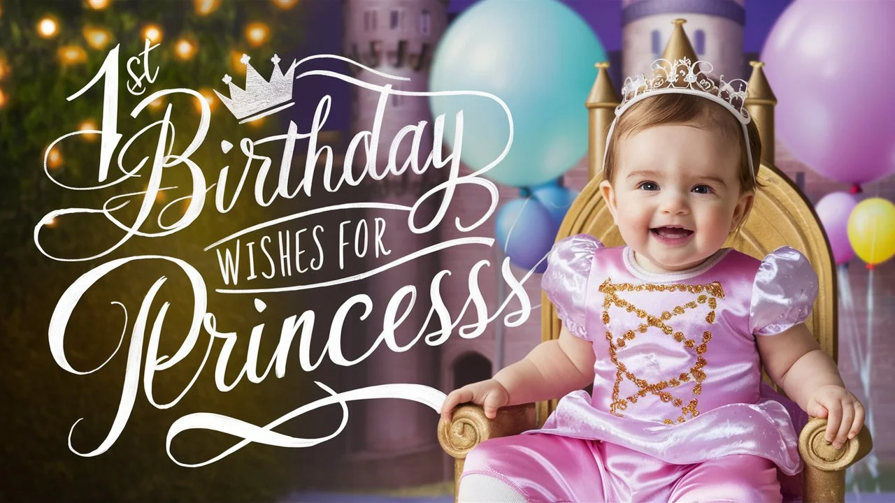 1st Birthday Wishes for Princess