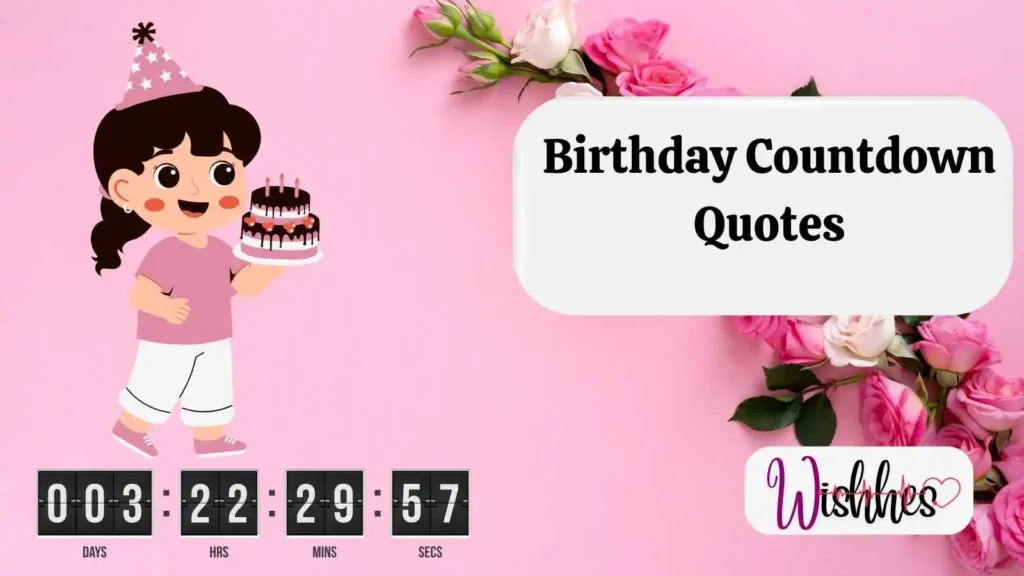 Birthday Countdown Quotes