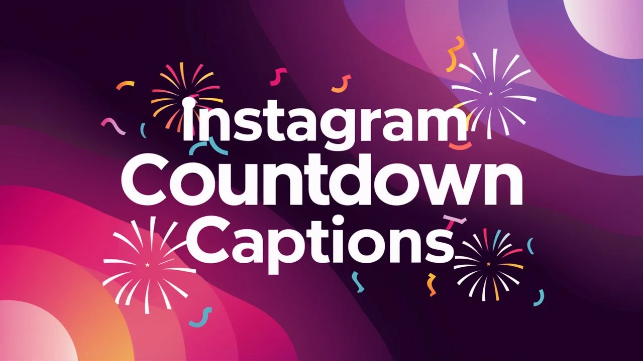 Instagram Countdown Captions
