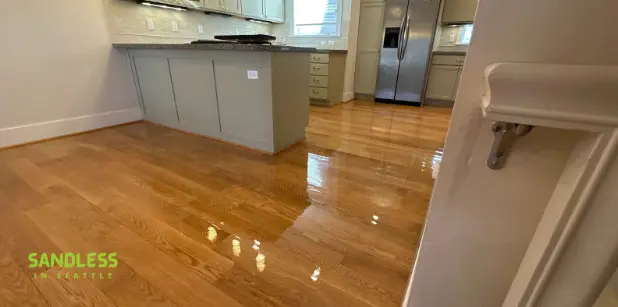 Stunning Floors Fast with Screen and Recoat Bellevue WA